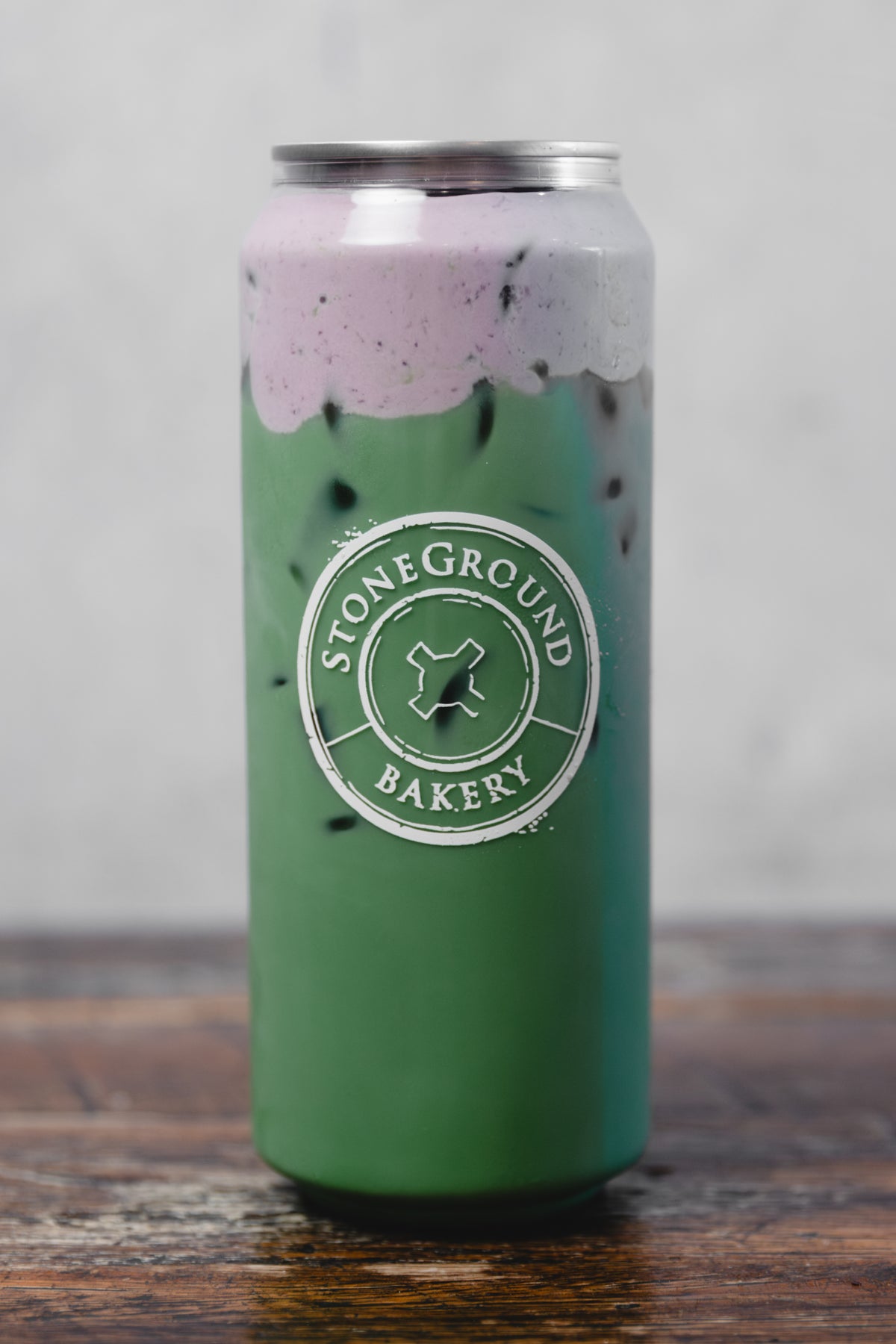 ICED UBE CLOUD FOAM MATCHA LATTE