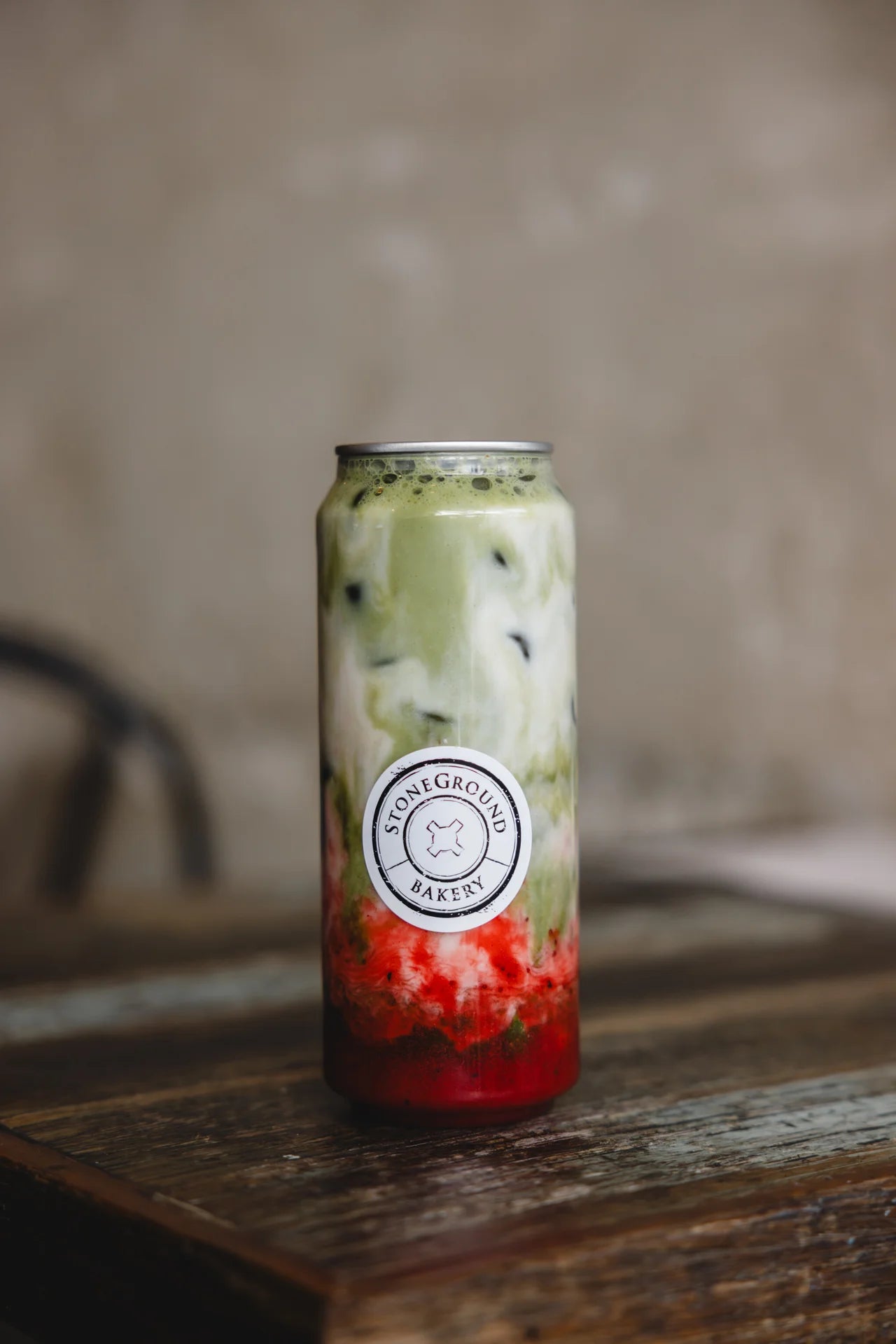 ICED STRAWBERRY MATCHA LATTE